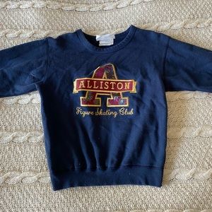 Vintage 90s Crew Neck Sweatshirt Alliston Figure Skating Club Size XXS
